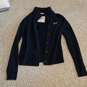 Hollister button up sweater